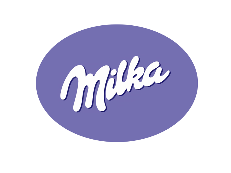 Logo Milka elipse, the Brand Doctor